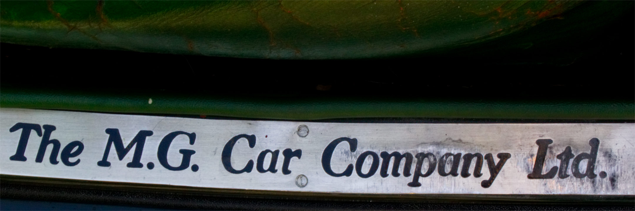 The M.G. Car Company Ltd Schriftzug
